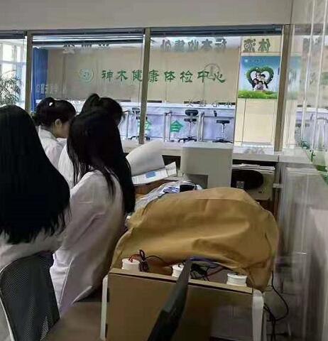 全自动阴道分泌物香蕉视频下载地址器厂家走进神木市体检中心